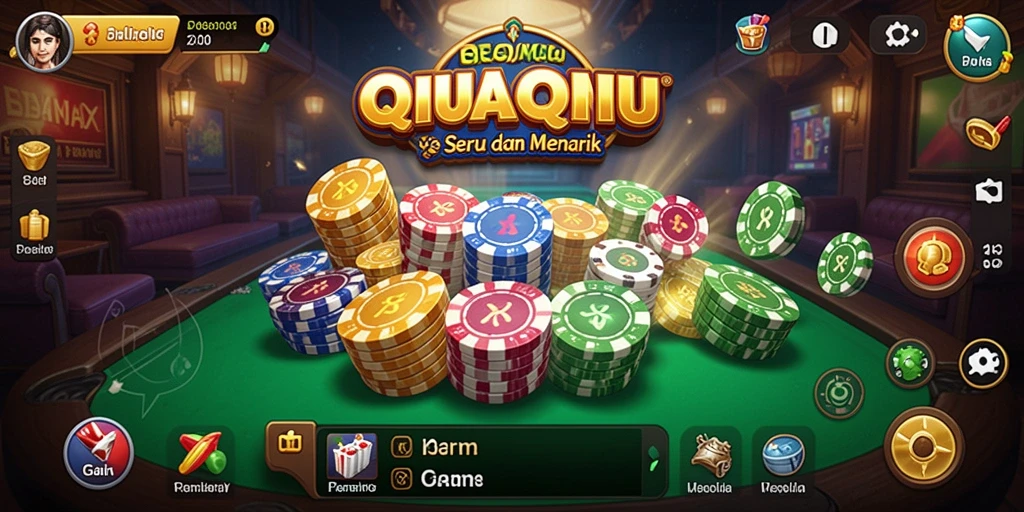 Tampilan gameplay seru dari BEBASMAX QiuQiu.