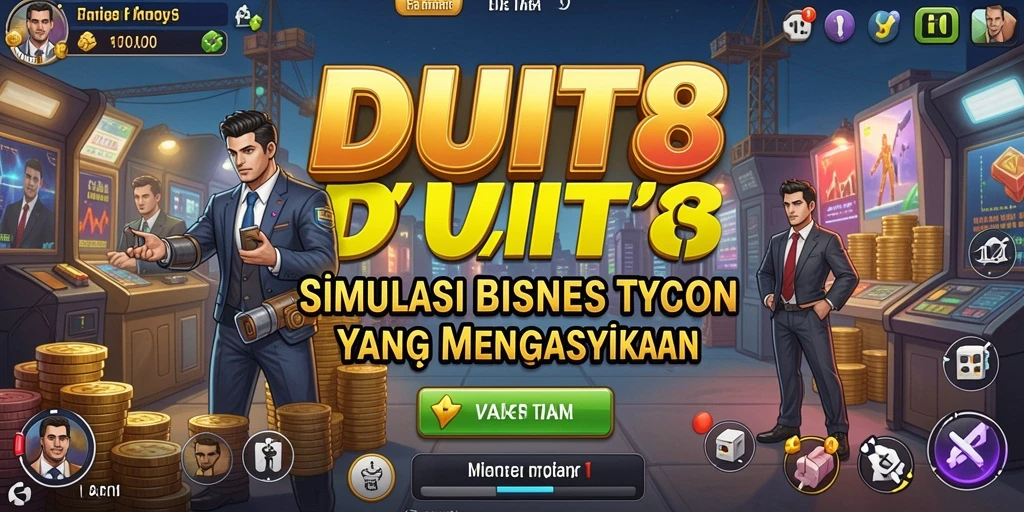 Tampilan utama gameplay DUIT8 yang menarik dan dinamis.