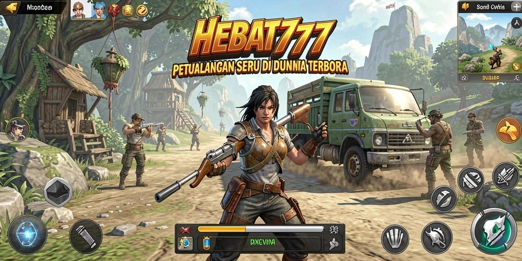 Tampilan gameplay HEBAT777 yang menarik di dunia terbuka.
