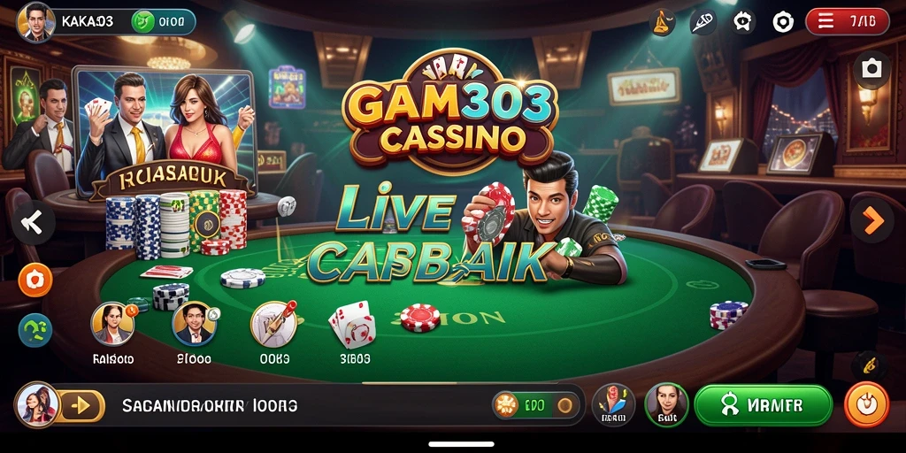 Tampilan gameplay Live Casino yang menarik dan interaktif dari KAKA303.