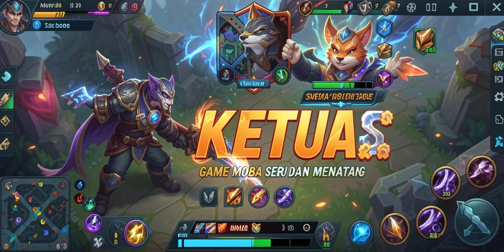 Tampilan gameplay KETUA yang mendebarkan dan penuh aksi.