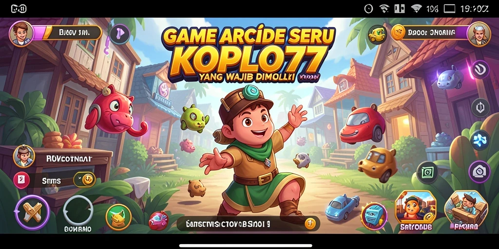 Tampilan gameplay KOPLO77 yang menarik dan penuh warna.