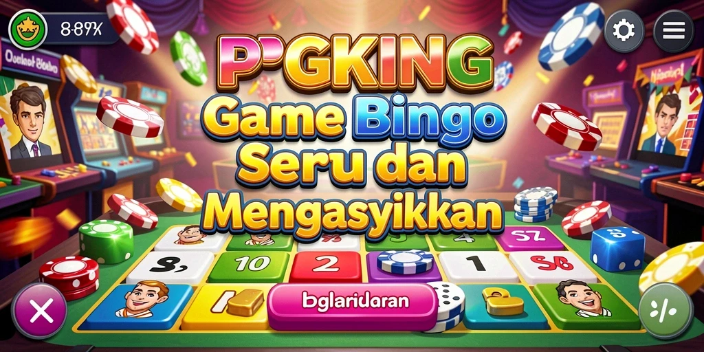 Tangkapan layar PGKING menampilkan momen seru saat bermain Bingo.