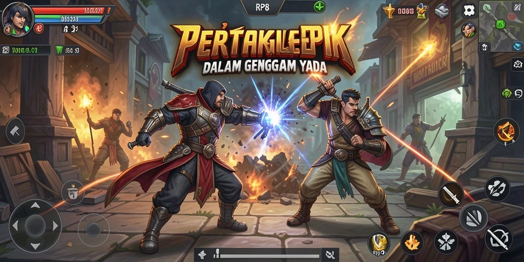 Tampilan menegangkan dari pertarungan seru di RP8.